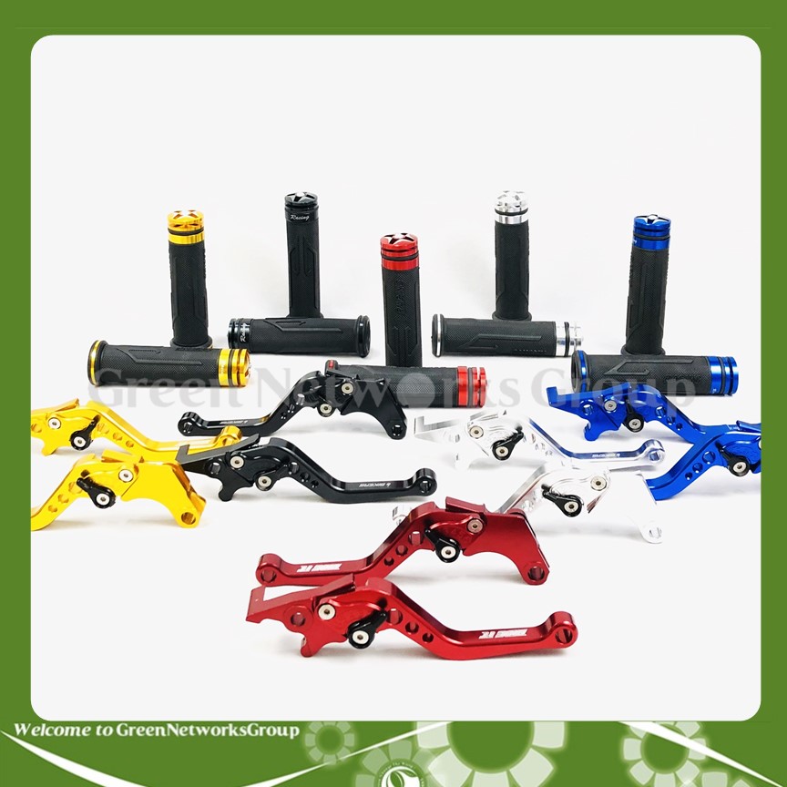 [HCM]Bộ tay thắng tay côn 6 số kèm bao tay xe máy gù pha lê cho xe Winner 150 Greennetworks