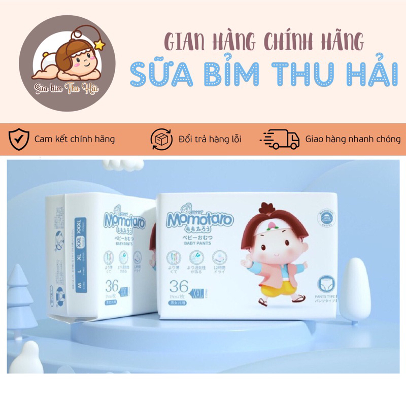 Tã Bỉm Momotaro siêu mỏng - thuhaibaby