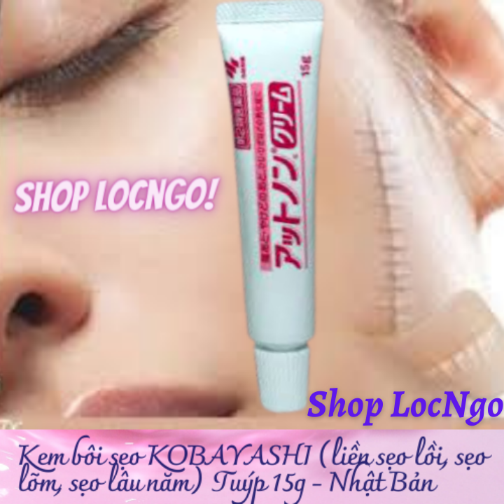 [Freeship]Kem bôi sẹo KOBAYASHI (liền sẹo lồi, sẹo lõm, sẹo lâu năm)  Tuýp 15g - Nhật Bản by Shop LocNgo