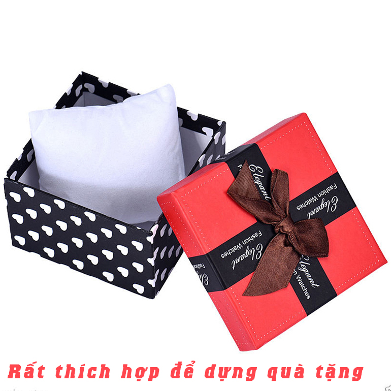 Hộp Đồng Hồ Thắc Nơ Làm quà tặng Cao Cấp 2