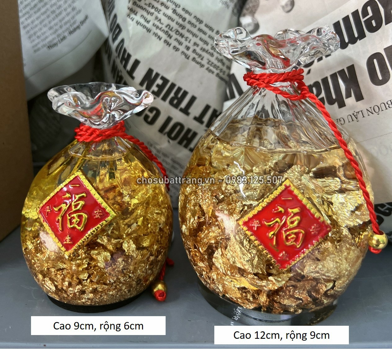 Túi tiền phong thuỷ / túi tiền phong thuỷ thu hút tài lộc (đặt bàn thờ thần tài/nơi làm việc)