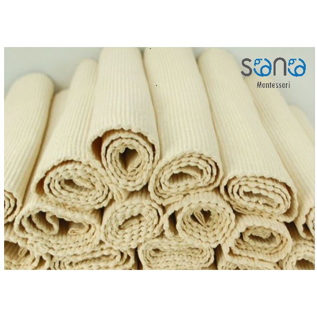 Thảm Montessori - thảm cotton 100% tiêu chuẩn quốc tế - có 3 size