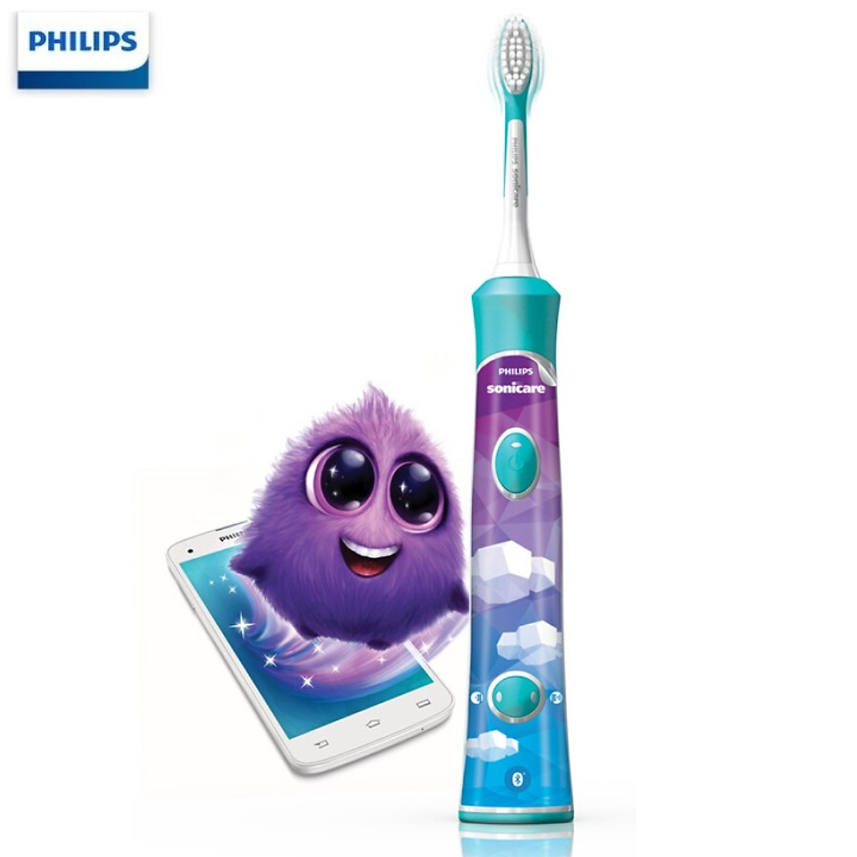 Bàn Chải Đánh Răng Điện Bluetooth Sonicare PHILIPS HX6322 / 04 Dành Cho Trẻ Em