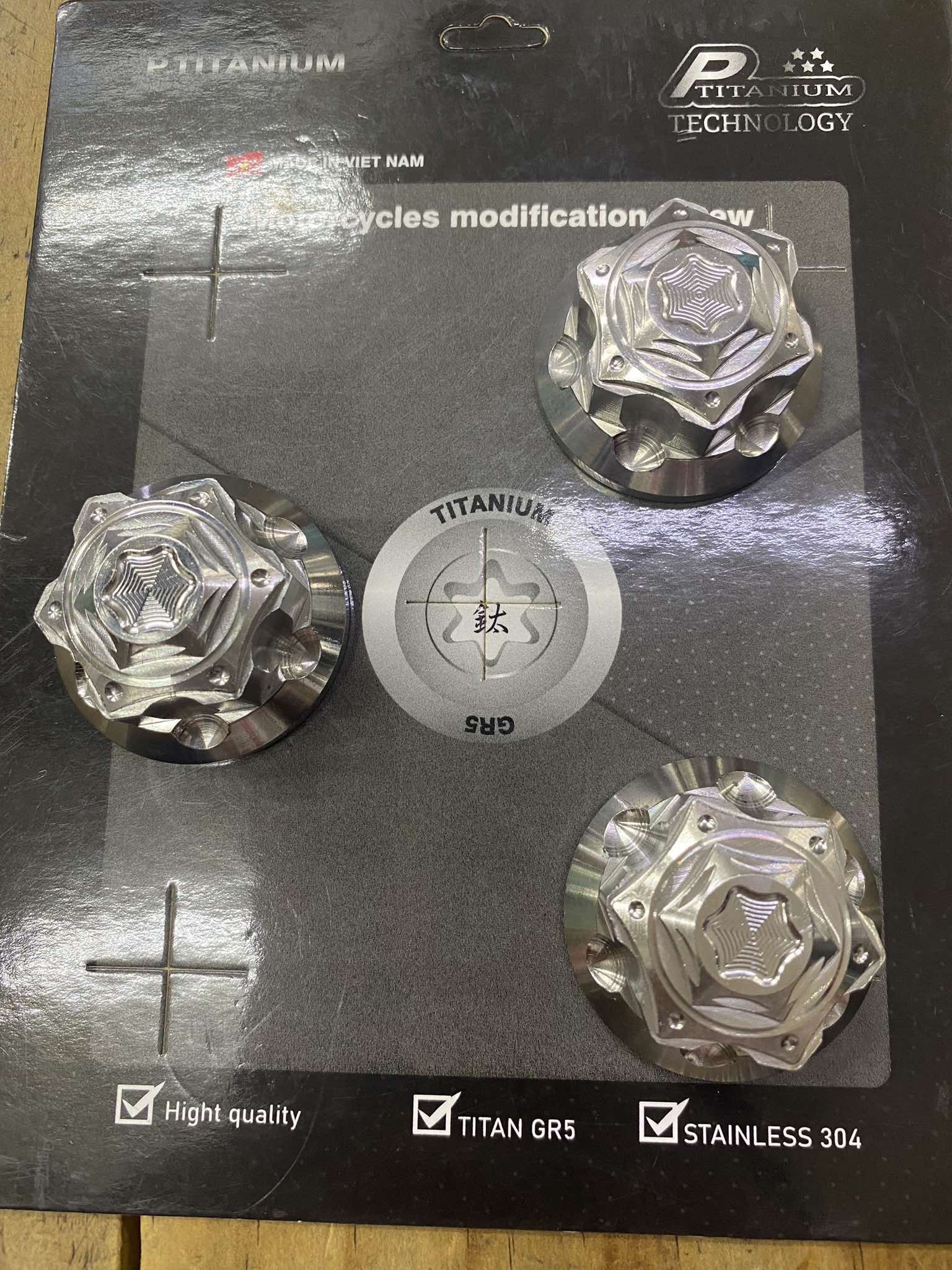 [Tán Bánh S3 16ly] Tán bánh sau Salaya 16ly cho Vario AB Vision SHVN Airblade 2020 chuẩn Inox 304