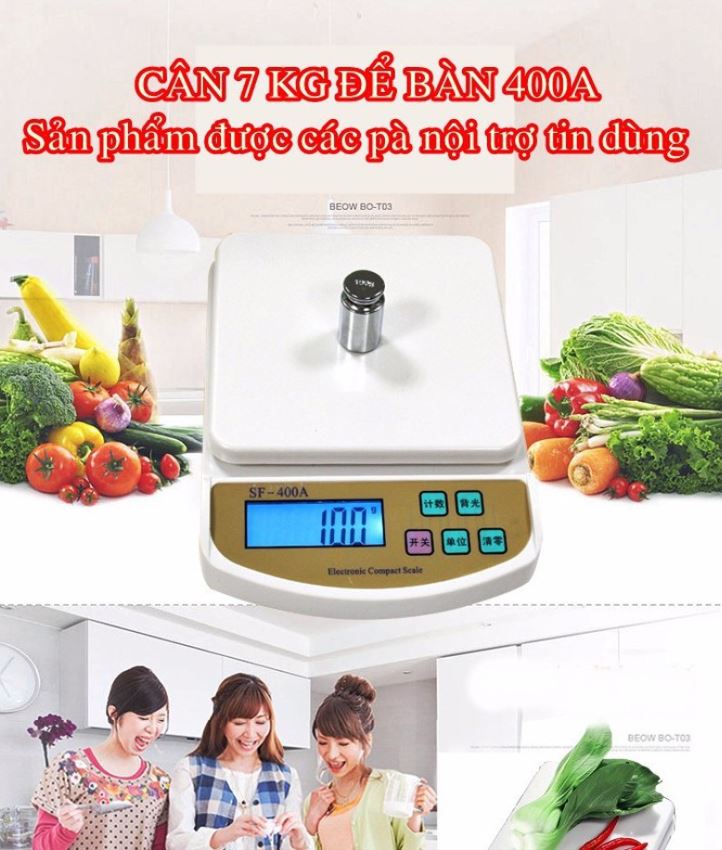 Cân điện tử để bàn 400a 7kg cân điện tử để bàn 400a 7kg giá tốt tháng cân điện tử 7kg để bàn 400a cho nhà bếp cân điện tử để bàn sf-400a 7kg