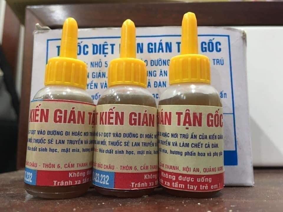 Combo 3 chai thuốc diệt kiến sinh học dầu diêt kiến hiệu quả 100%