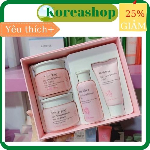 Set dưỡng trắng Hoa anh đào Innisfree Jeju Cherry Blossom