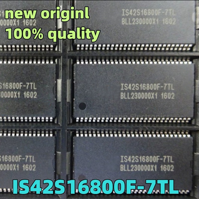 (10 cái) IS42S16800F-7TL mới 100 Chipset Chipset IC SDRAM 128 Mbit 143 MHz TSOP-54