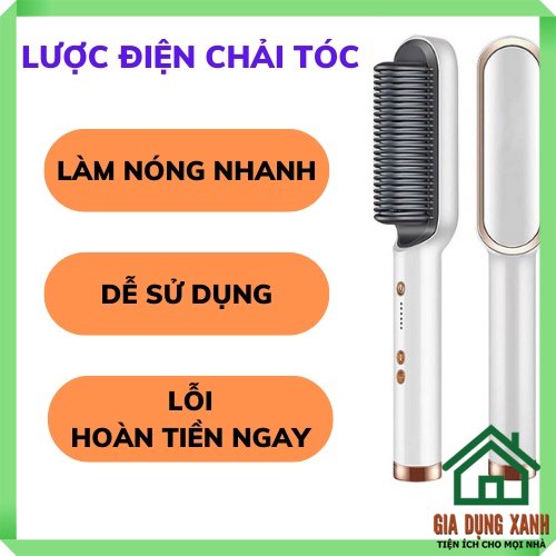 Lược điện chải tóc thẳng tạo kiểu tóc phù hợp
