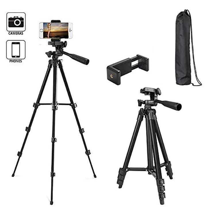 Gậy Tripod 3388 có Bluetooth Remote ( mẫu mới 2019 cao 140 cm)