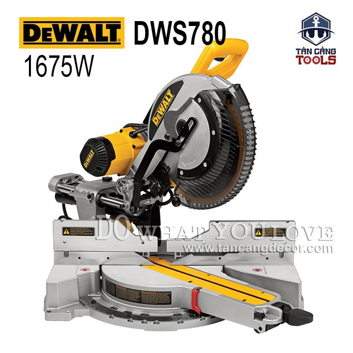 Máy cưa cắt đa góc trục trượt dewalt dws780