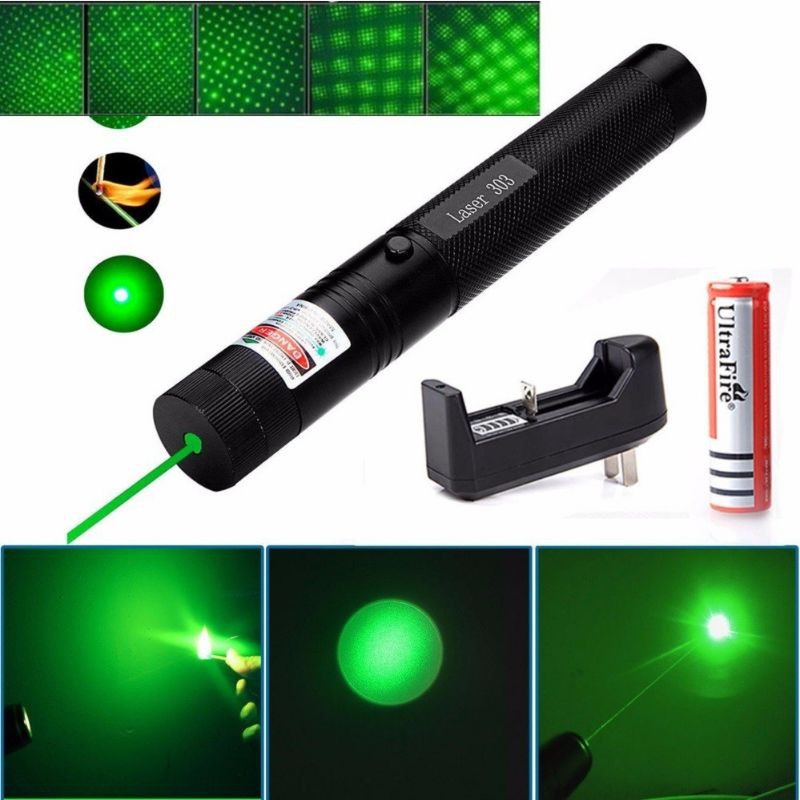 Đèn laser - bút laze lazer 303 tia xanh/đỏ cực sáng, công suất lớn chiếu xa 3km, Bút Trình Chiếu Lazer Hỗ Trợ Giảng Dạy, Đèn Lazer Đo Công Trình Siêu Sáng