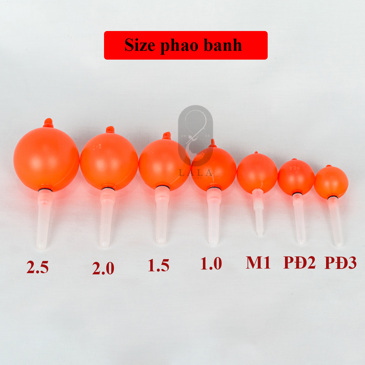 [Có sẵn] [Rẻ vô địch] [Ảnh thật] Phao boom có lỗ để phao đèn đủ size/ Phao banh câu cá