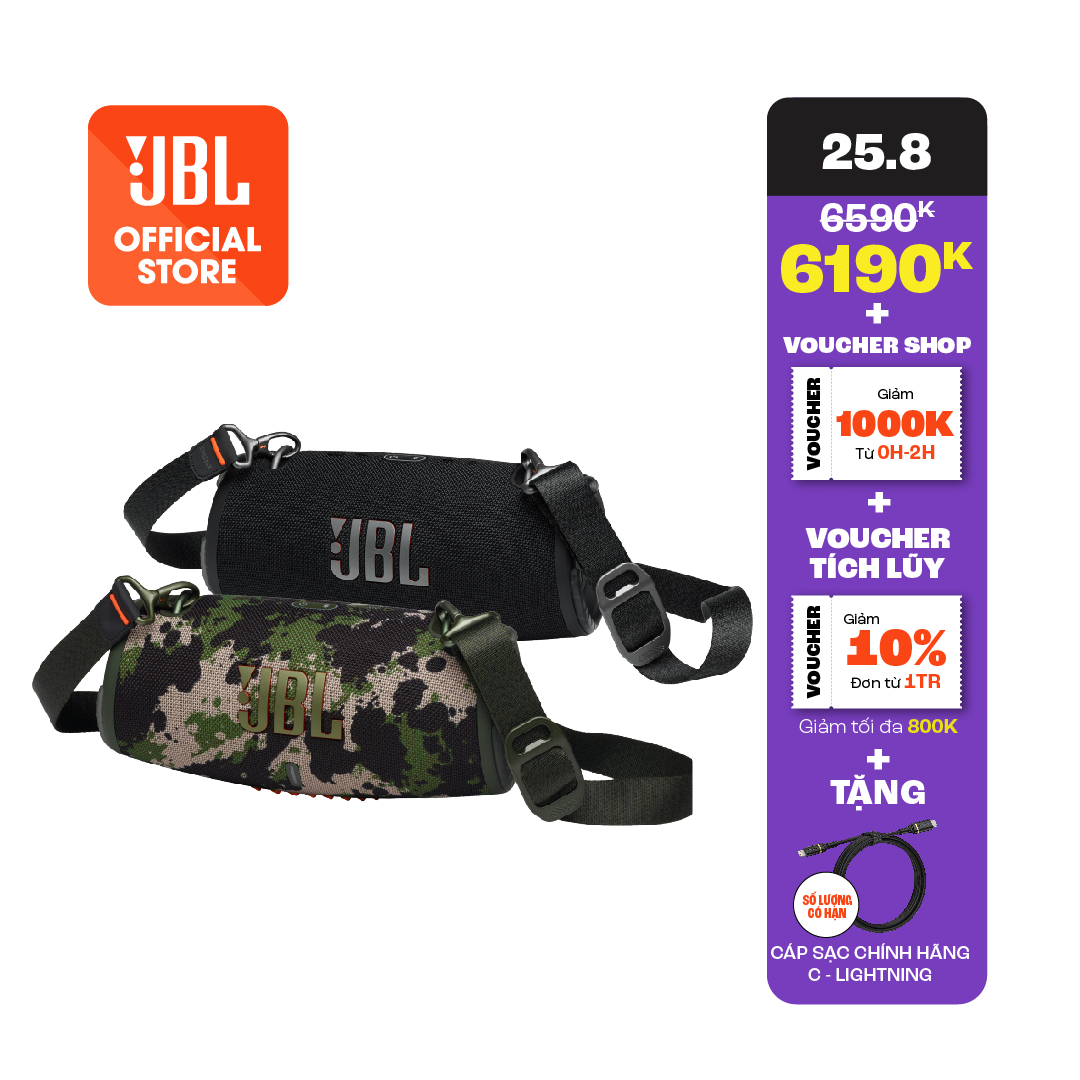 [DEAL QUÀ TẶNG 20H 24 -29.8]Loa Bluetooth JBL XTREME 3 - Hàng Chính Hãng