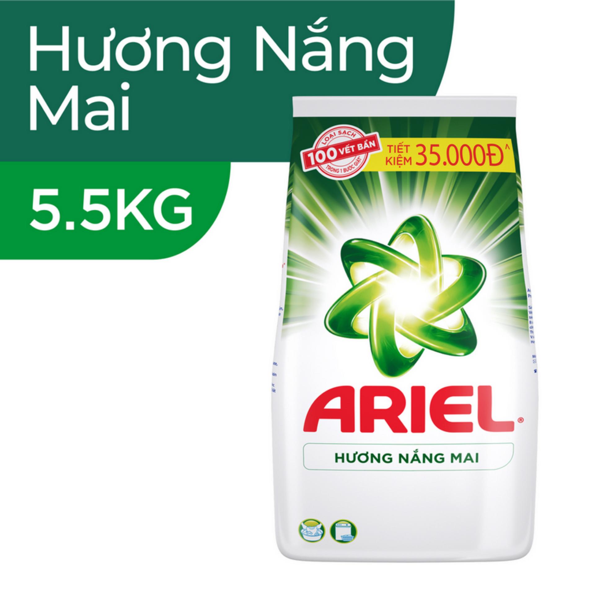 Bột giặt Ariel hương nắng mai 5.5kg