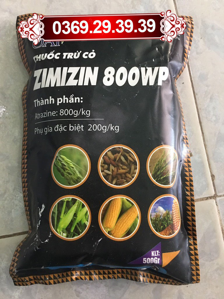 Zimizin 800wp thuốc trừ lúa lộn, lúa rày, cỏ lá hẹp cho cây trồng