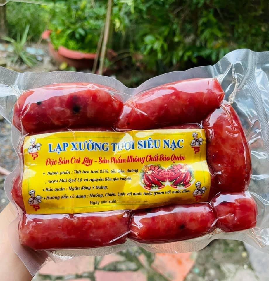 Lạp xưởng tươi - đặc sản cai lậy tiền giang- nạc 80%