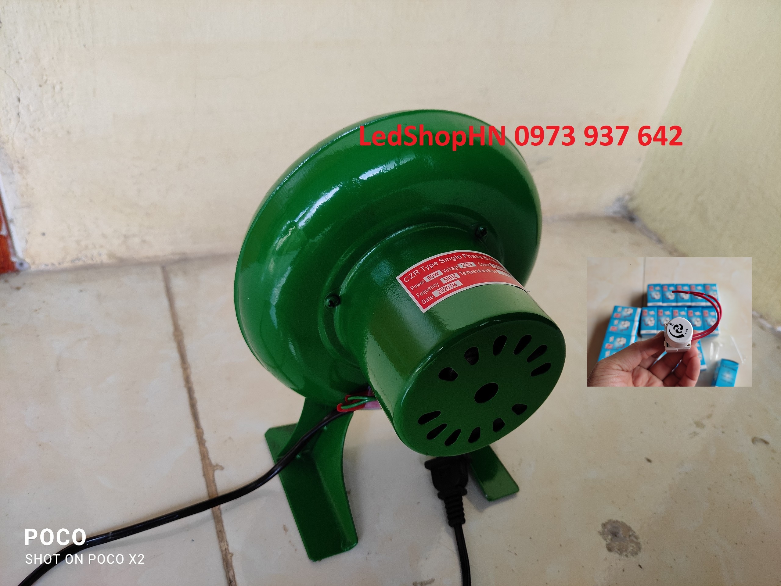 Quạt thổi bếp 40W, quạt thổi than, quạt nhóm lò, quạt nướng chả