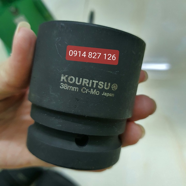 Tuýp 1 inch đen ngắn Kouritsu Nhật Bản thép Cr-Mo - Khẩu đen ngắn đầu 1 inch