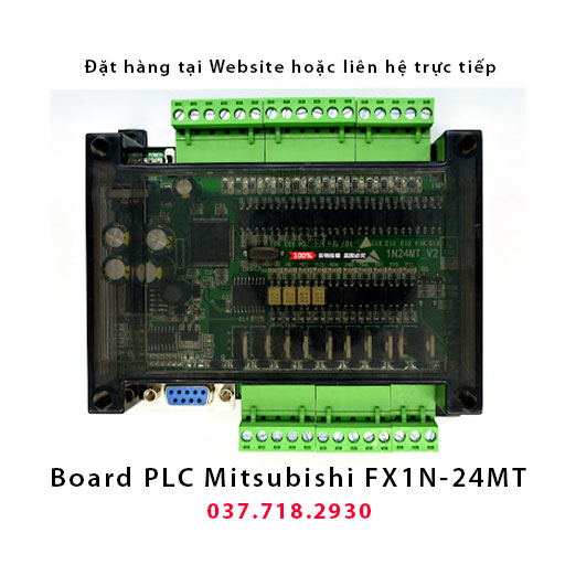 Bộ lập trình board plc mitsubishi fx1n-24mt - board plc fx mitsubishi, fx1n-24mt