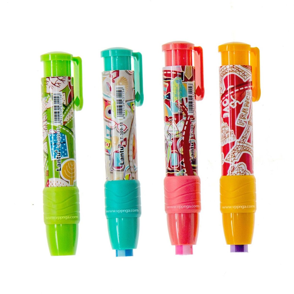Combo 2 cây gôm bấm tẩy bút chì Lantu