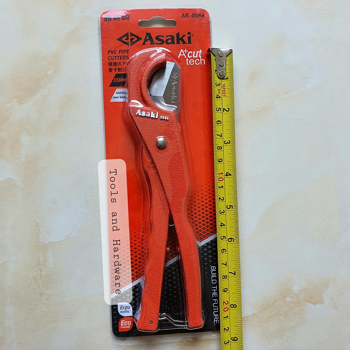 Dao cắt ống nhựa Asaki Nhật Bản độ mở 4 ly, chiều dài 210mm - Kéo cắt ống nhựa