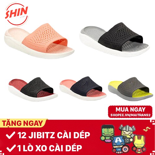 Dép Lê Cross Literide Quai Ngang Hàng Xuất Khẩu Full Box Cho Nam Nữ Đủ 8 Màu, 8 Size