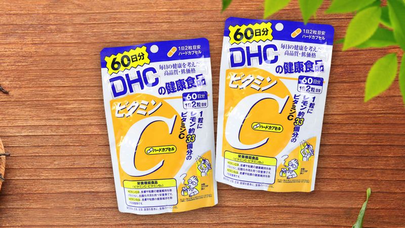 Viên uống DHC bổ sung vitamin C 60 ngày của Nhật Bản 120 viên