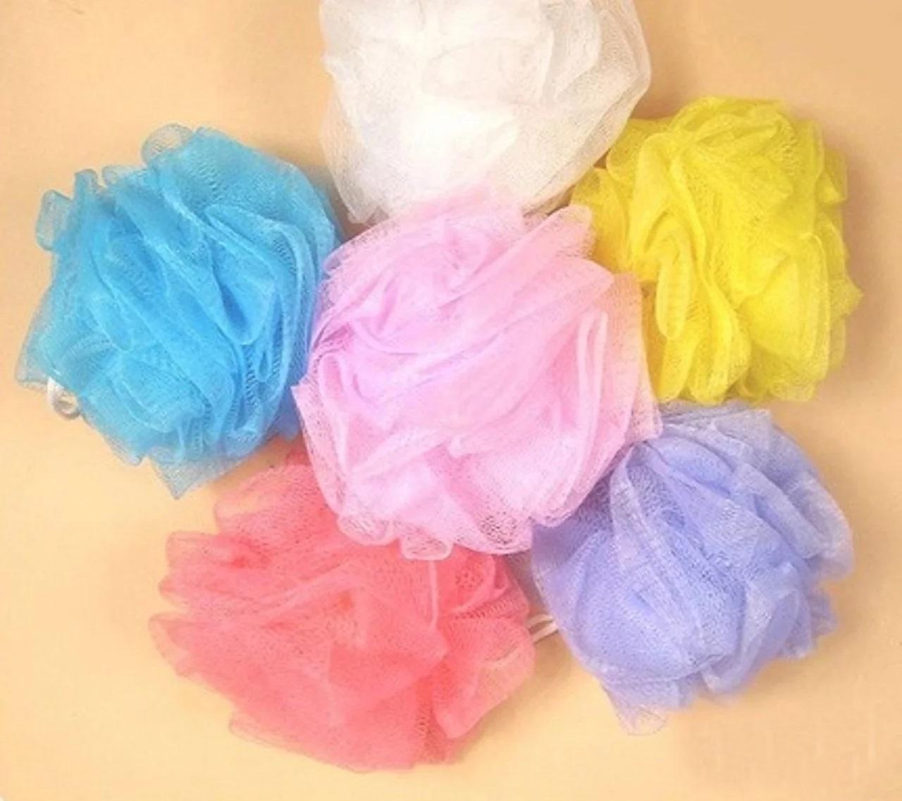 Bông tắm tròn cao cấp nhiều màu giao màu ngẫu nhiên - PYT Shop