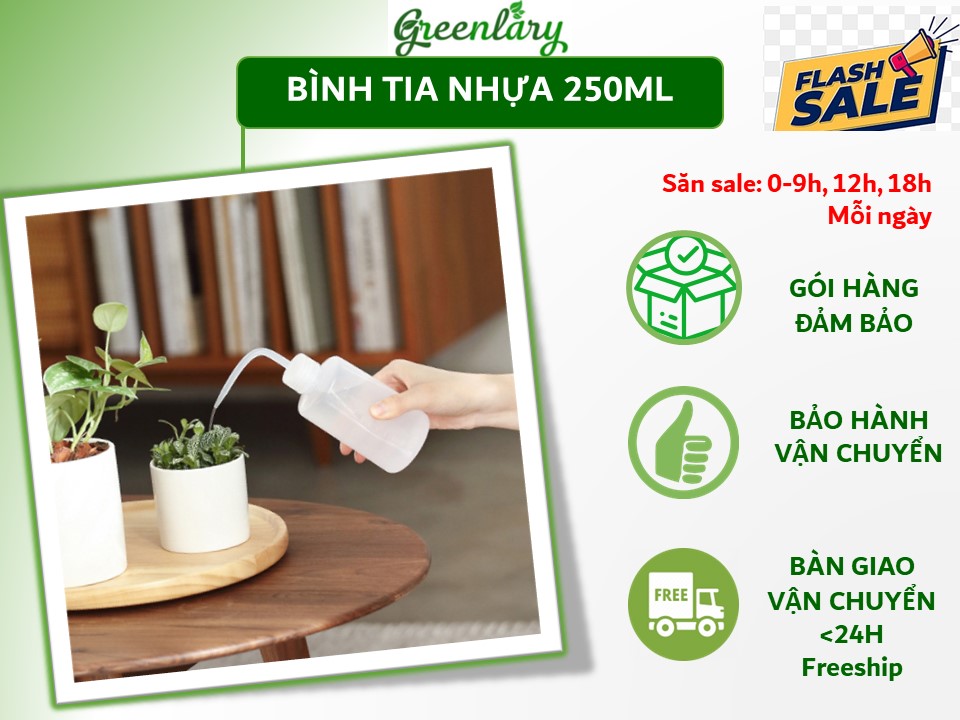 Bình tia nhựa vòi cong dung tích 250ml