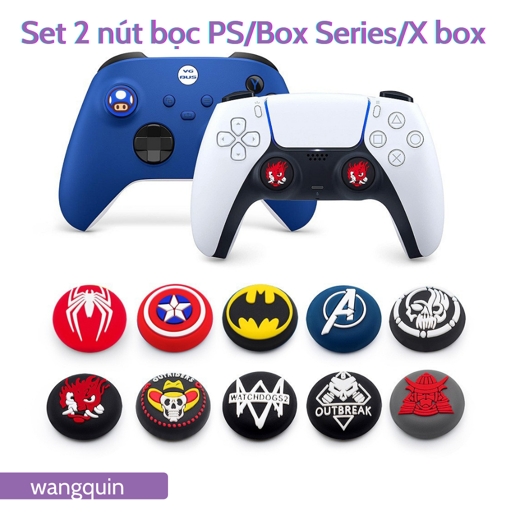 Sẵn VN - Set 2 Nút Bọc 3D Analog Miếng Bảo Vệ Nút Bấm Cho Tay Cầm Chơi Game PS3/PS4/PS4 Slim/PS4 PRO/Xbox One Series