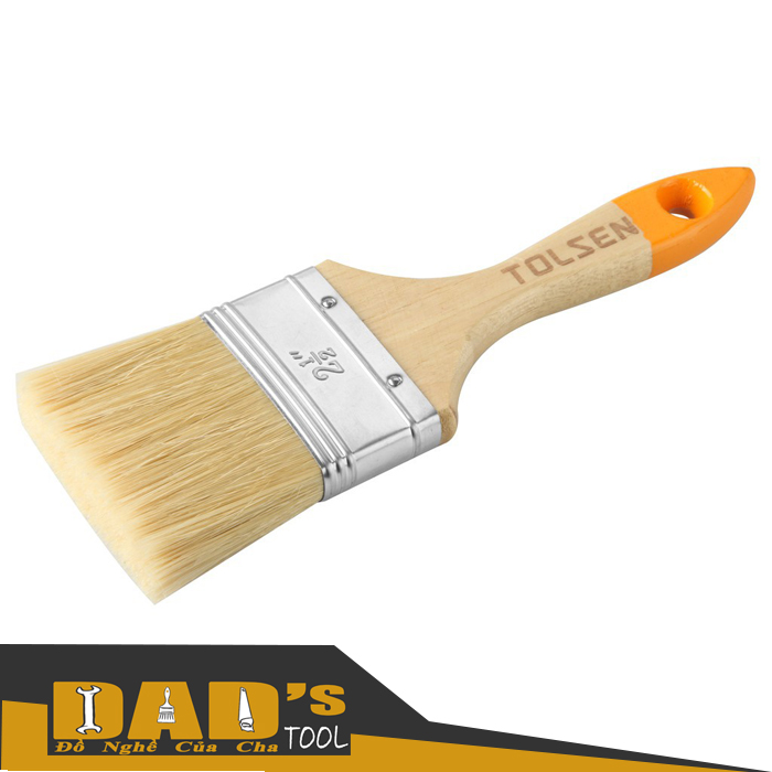 Cọ sơn cán gỗ 1/1.5/2/2.5/3/4 inch - tolsen 40121/22/23/24/25/26