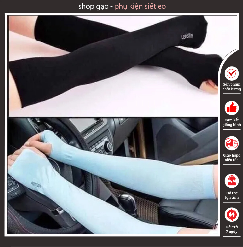 Găng tay LESLIM đi nắng - găng tay dã ngoại, chất thun đẹp tập luyện