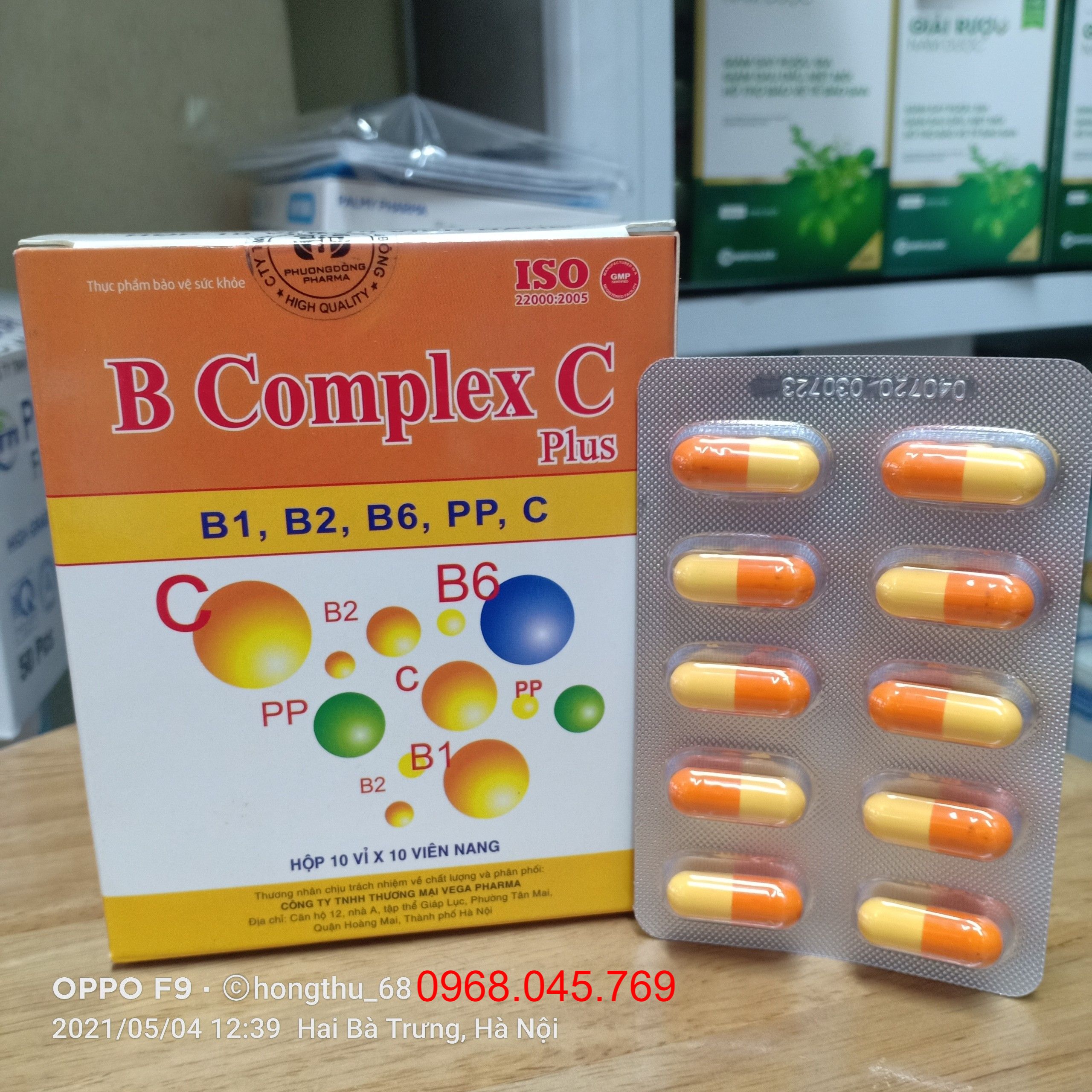 VITAMIN TỔNG HỢP B COMPLEX C - HỘP 100 VIÊN