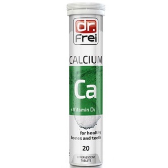 Viên sủi hỗ trợ xương răng chắc khỏe Dr. Frei Calcium + Vitamin D3