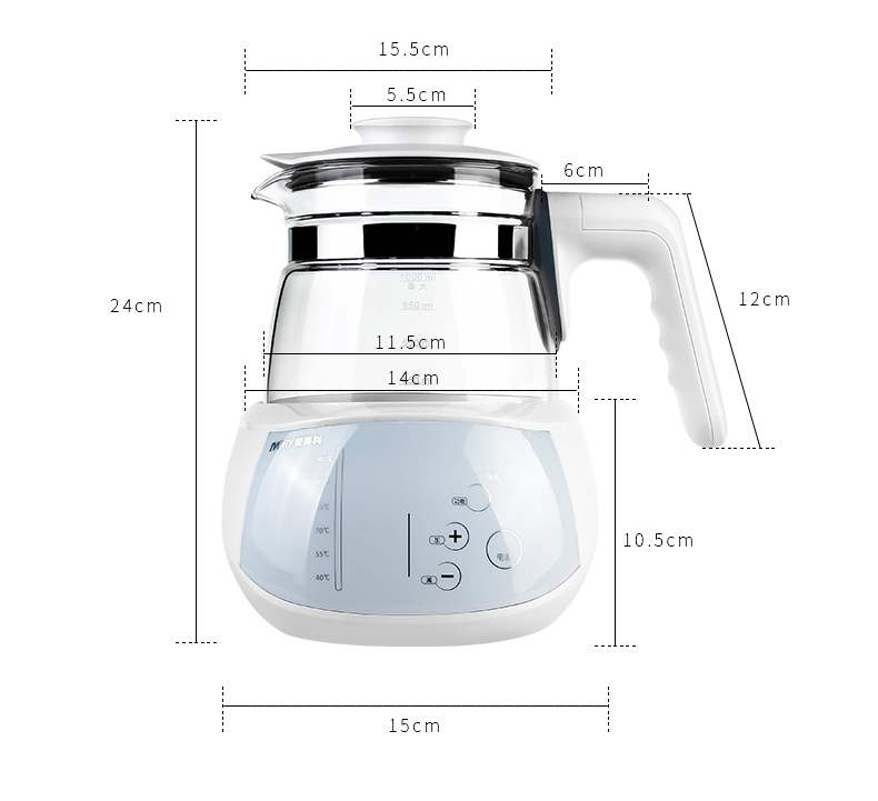 Bình Đun Nước Thông Minh Moaz Bebe MB002 Cao Cấp, Nhiệt Độ Căn Chỉnh Tùy Mức, Giữ Ấm Lên Tới 24h Kiêm Khử Clo, Có Màn Hình Hiển Thị Nhiệt Độ Chính Xác, Ổn Định Và Tiện Lợi, Chất Liệu An Toàn, Bình Đun Nước Siêu Tốc Đa Năng