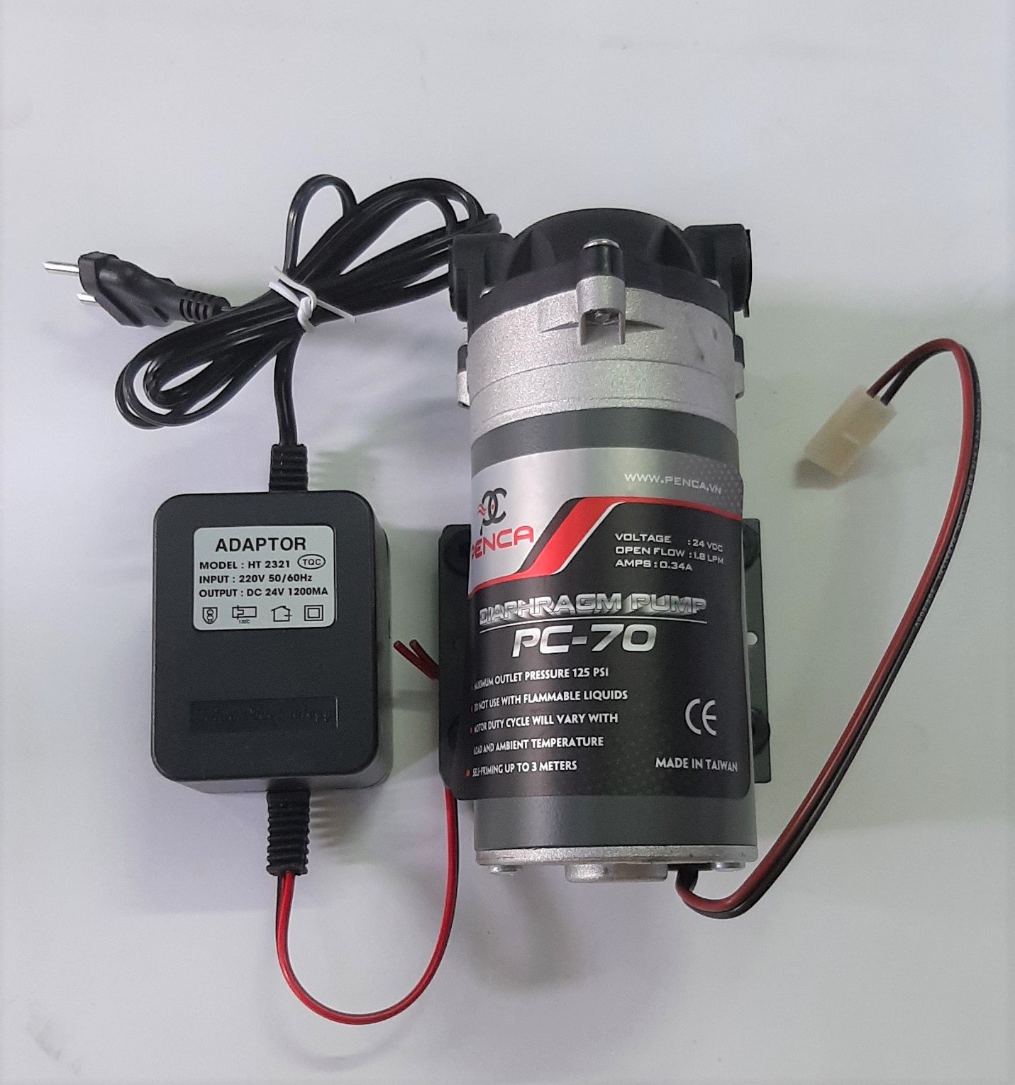 Combo bom +adapter 24v bơm đài loan nhập khẩu dung cho máy lọc nước,hê thông phun sương.chọn đúng phân loại khi mua hàng