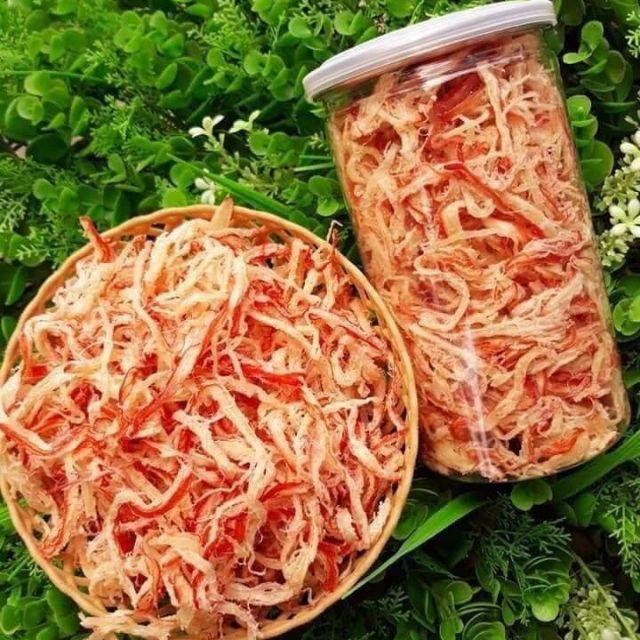 Mực xé hấp cốt dừa hũ pet 300gram