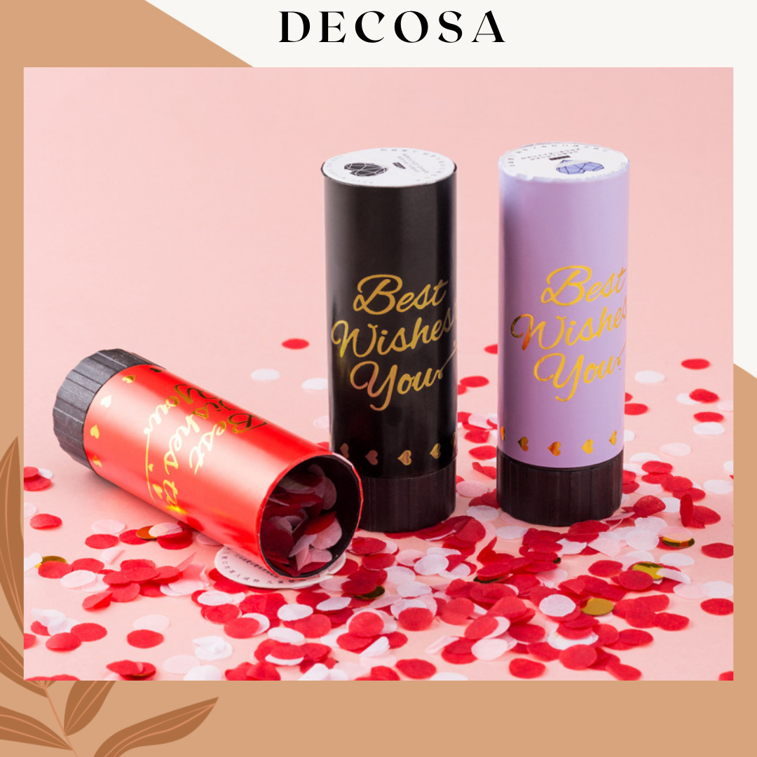 Ống phụt pháo hoa giấy ống pháo hoa confetti