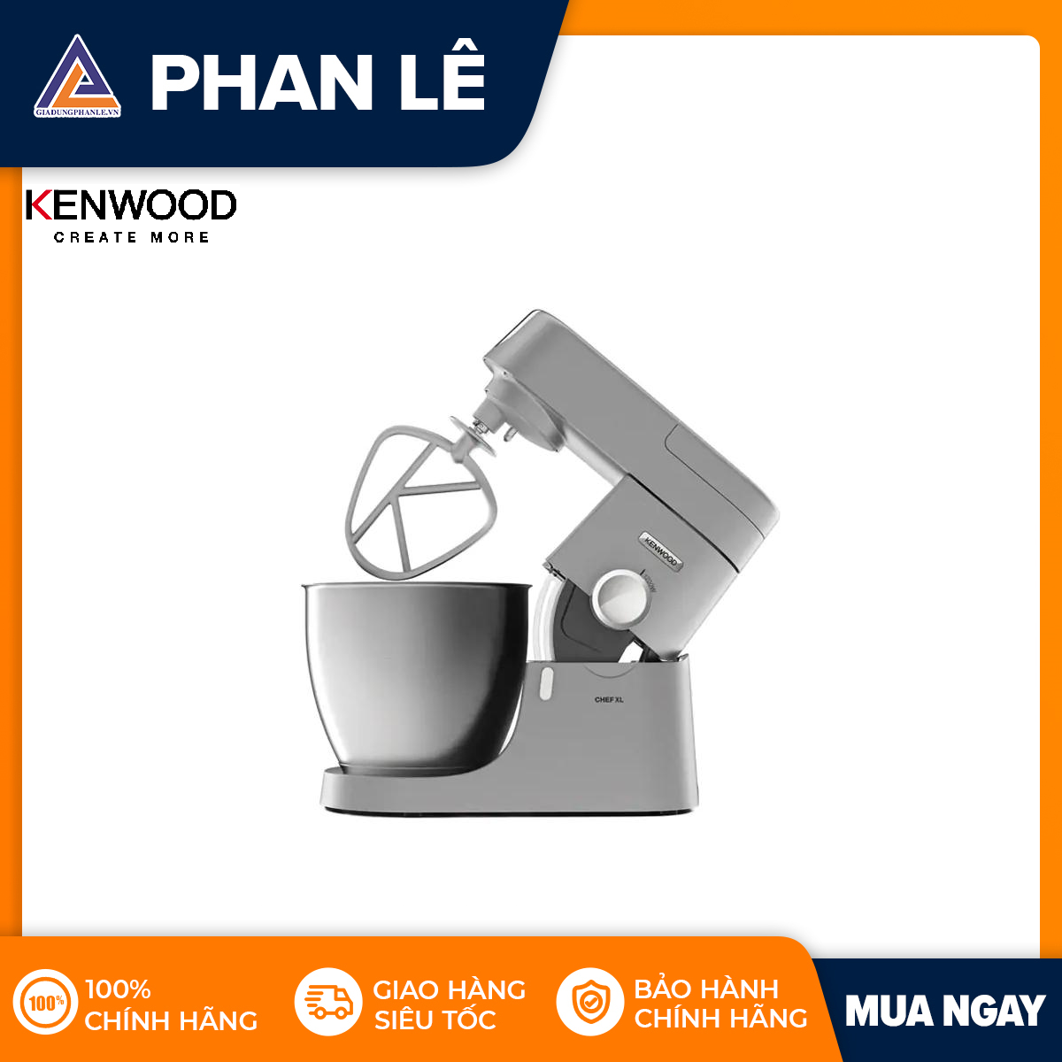 [Trả góp 0%]Máy trộn đa năng Kenwood KVL4100S