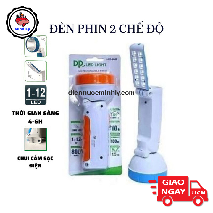 Đèn pin led cầm tay đa chức năng siêu sáng, đèn pin led sạc siêu sáng