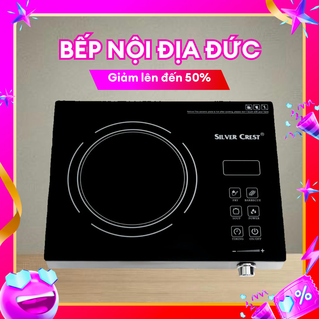 Bếp Hồng Ngoại Đức SilverCrest tiêu chuẩn châu Âu