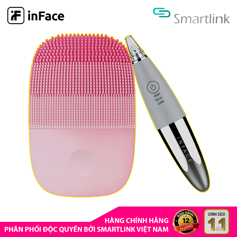 [COMBO] Máy Rửa Mặt Xiaomi inFace MS2000 + Máy Hút Mụn Đầu Đen inFace MS7000 - Hàng Chính Hãng - Bảo Hành 12 Tháng