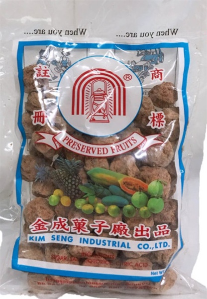 Hạt viên xí muội mặn thái lan gói 500gr