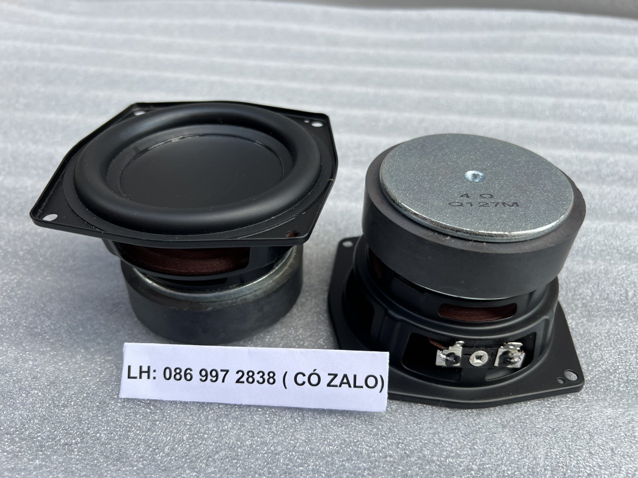 LOA TRUNG BASS 10CM CHINA - MÃ Q127M - TỪ ĐƠN 80 GÂN CAO SU