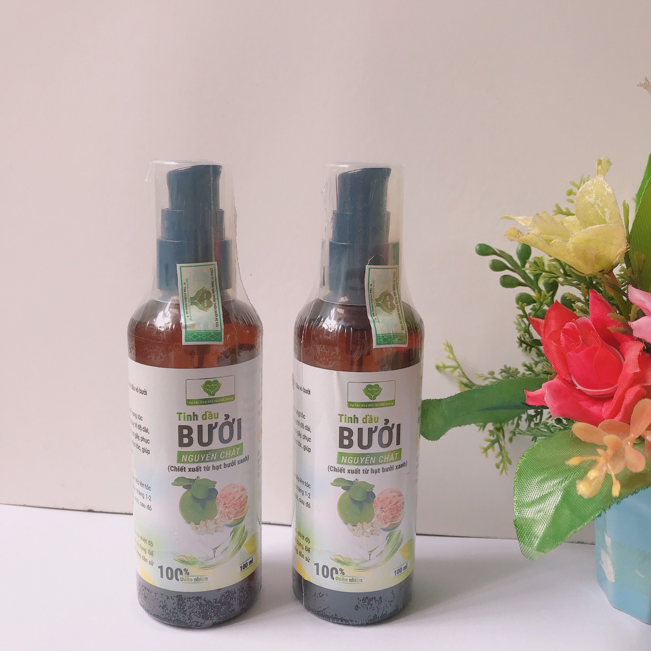 Tinh dầu bưởi nguyên chất mẹ ken