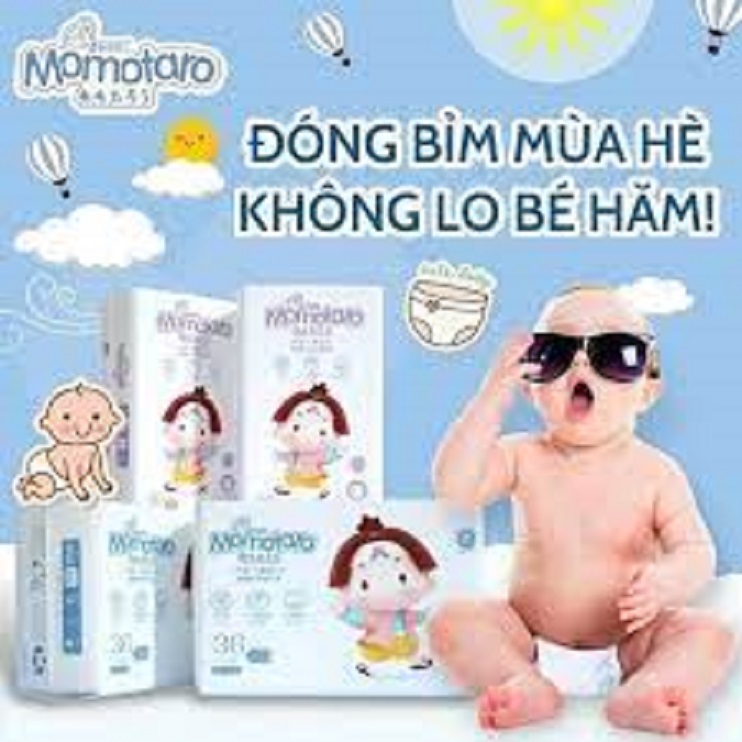 Bỉm Momotaro nhật,bo mông,siêu mỏng,siêu thấm hút