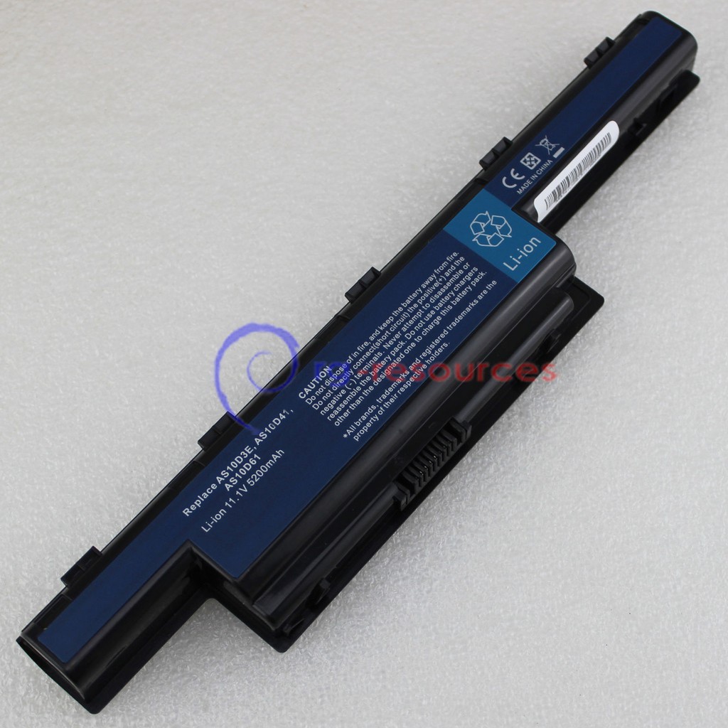 Pin Laptop Acer Aspire 4738 4733 4741 5741 4551G 4743G 4750G 7551G 4253 4749 6 Cell 5200Mah sản phẩm tốt có độ bền cao cam kết sản phẩm nhận được như hình