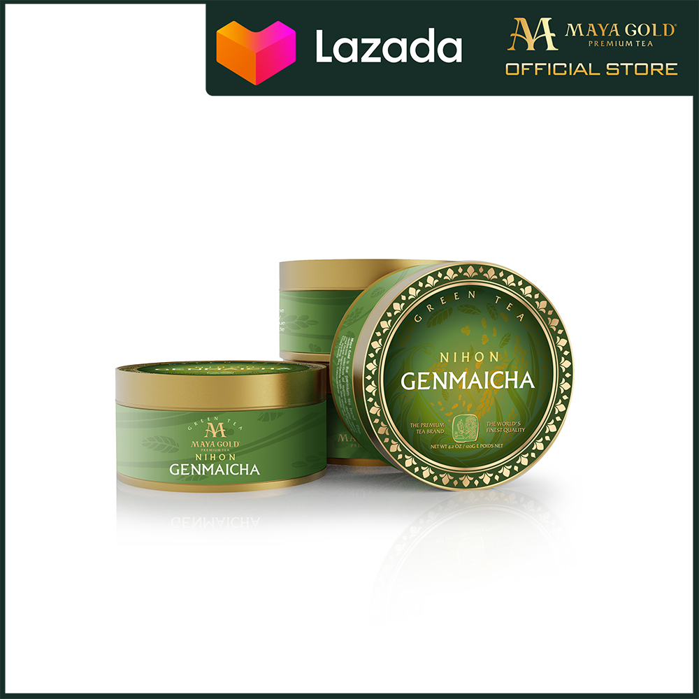 Trà gạo lức - Nihon Genmaicha - Maya Gold Premium Tea (150 gram)