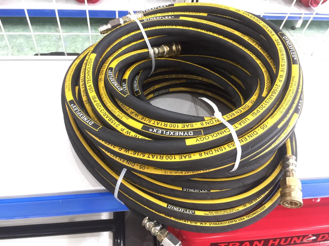 [HCM]Dây rửa xe áp lực cao bố thép 10m